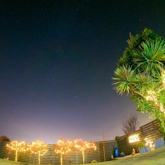 Christmas Saltdean Sky at night